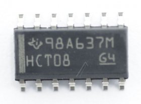 Texas Instruments Semi Conductor - Quad 2input And,smd,74hct08 Typ: