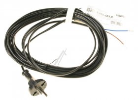 Karcher Mains Power Lead - 6 650-583 0 Cable Plug Black Eu 9 2m 2x0 75 H0