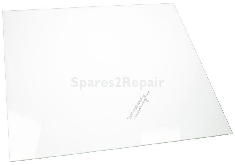 Oven inner Door Glass - C00502727 488000502727 Door Glass Top Indesit Black [Whirlpool Indesit]