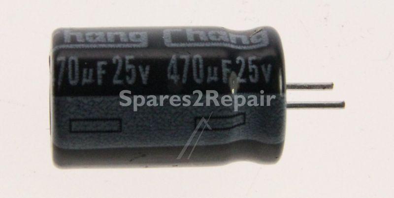 Vestel Electrolytic - 470uf-25v 30000409 Cap El 470µf 25v M 500ma 10x16 Rohs