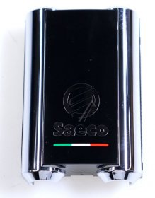 Saeco Casing Cover - 421944072302 Front Cover Logo V2 Ftr Black