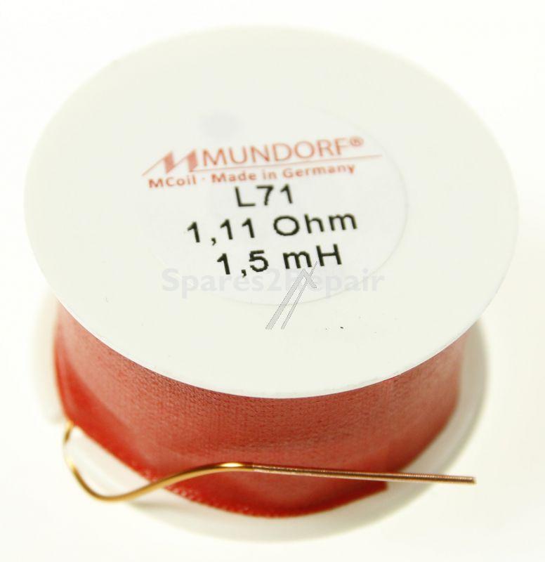 Mundorf Coil - 1,5mh-1,13r Mcoil Air-coil, Ofc-copper, 0,71mm Wire, 40x20mm
