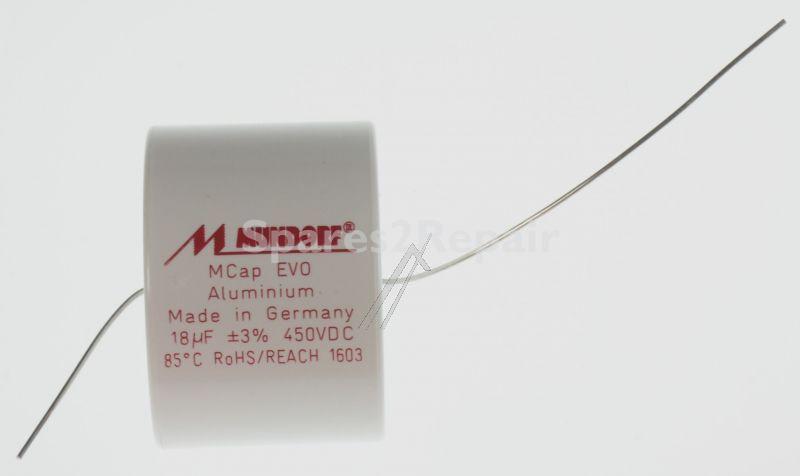 Mundorf Foil Capacitor - 18uf-450v Audio Filmcap. Axial 85° 50x35mm