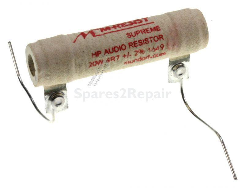 Mundorf Wirewound Resistor - 4,7r-20w Mresist Supreme Cement-resistor, 11x51mm