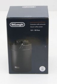 Container - Dlsc071 As00003083 Dlsc071 Vacuum Coffee Canister Black [Delonghi]