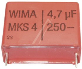 Wima Mks4 Pulse Capacitor - 4,7uf-250v Mks4-capacitor Rm=27,5mm -rohs-compliant-