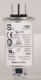 Elica Electrical Components - Spp0196747 Cap 5f S2 ×40 S 6 3x0 8 Met Eu