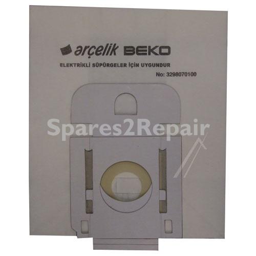Vacuum Cleaner Bags - 3298110100 C00939746 Paper Filter [Arcelik]