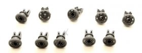 Compatible Roller For Dishwasher Basket - Basket Roller Set 10pcs Upper Alternative For Beko-grundig-arcelik