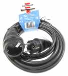Brennenstuhl Power Supply Cable - 1165440 Extension Lead Black Plug 5m H05vv-f 3g1 5