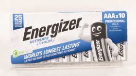 Energizer Aaa 1,5v Battery - E301535904 Ultimate Lithium Micro (aaa) Dp 10 Pieces
