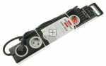 Brennenstuhl 5 Way Socket Outlet Switch - Super-solid-line Steckdosenleiste 5-fach Schwarz-lichtgrau 2,5m H05vv-f 3g1,5