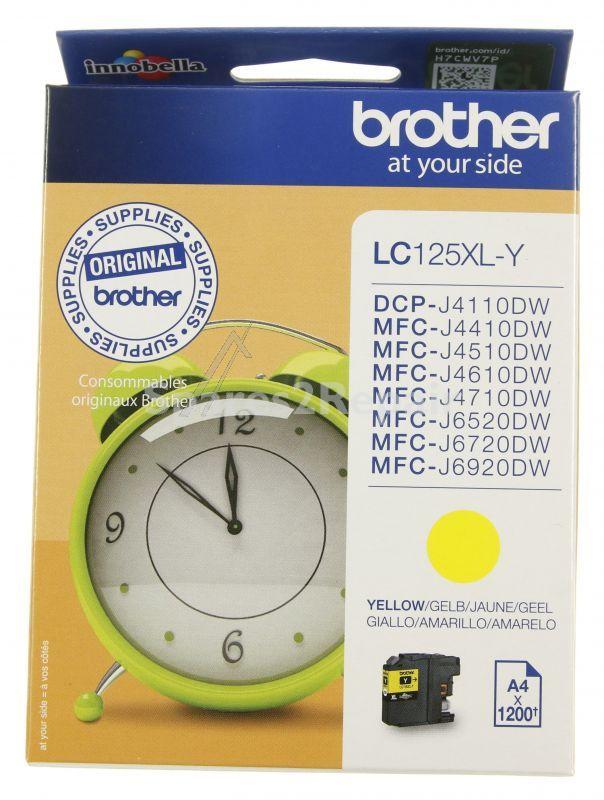 Brother Cartridge - Lc125xly Yellow Ink Cartridge