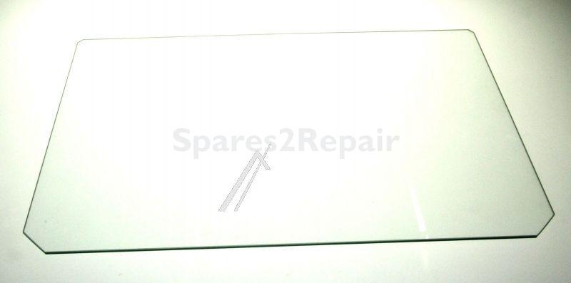 Glass Panel - C00280893 482000023185 Crisper Cover (466x307x4mm) [Whirlpool Indesit]