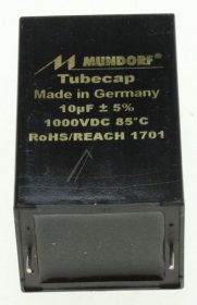 Mundorf Radial Electrolytic 85 Degrees - 10uf-1000v Audio Filmcap. Radial 85° 35x55x30mm F. Tubedev.