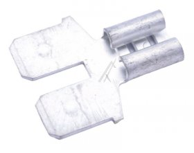 Hisense Gorenje Flat Pin Bushing - 193990 Female Terminal 6 3x0 8-cuzn-sn