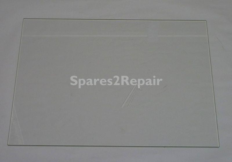 Glass Plate For Oven - 140032479051 Front Glass Inox Zanussi 592x4 [Electrolux Aeg]