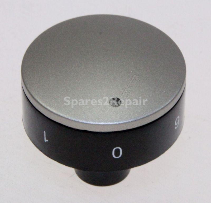 Button - C00144633 482000029932 Knob For Electric Rings Bk Schol [Whirlpool Indesit]