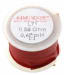 Mundorf Coil - 0,47mh-0,58r Mcoil Air-coil, Ofc-copper, 0,71mm Wire, 30x20mm