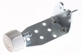 Door Hinges For Fridges - C00110081 482000028452 Bottom Hinge Assembly R45 Crom [Whirlpool Indesit]