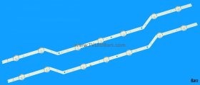 Samsung LED Backlight Array Samsung UE32N5300 UE32N5000 UE32T5300 BN96-46574A 32" CY-JN032BGER1V CY-JN032BGAR1V CY-JN032BGLR3V V8DN-320SM1-R1 LM41-00618A 2pcs