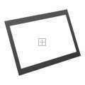 Oven inner Door Glass - Door glass silkscreened 522x39 [Electrolux Aeg]