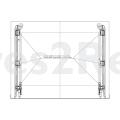 Oven outer Door - 140071069391 Front Glass black dieter Knoll [Electrolux Aeg]