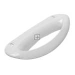 Compatible for Electrolux ER, EU; Zanussi ZER, ZEU, ZRD, ZUT; Tricity Bendix T45UF White Plastic Door Handle
