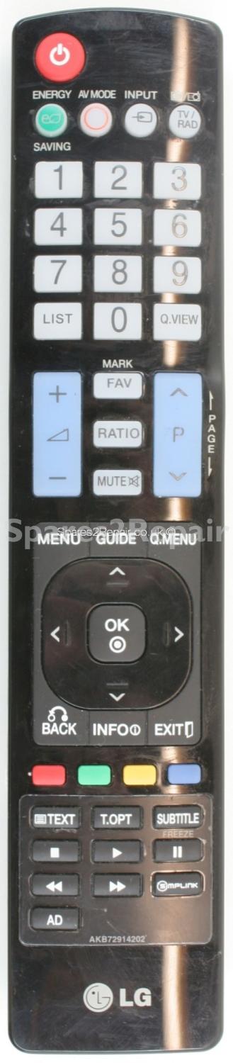 LG AKB72914202 Remote Control (Original)